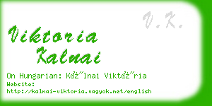 viktoria kalnai business card